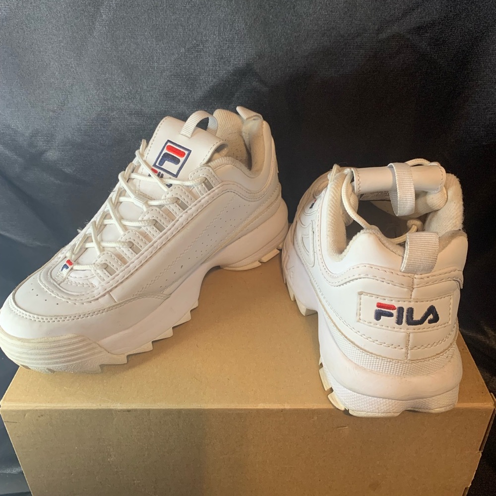 White FILA shoes